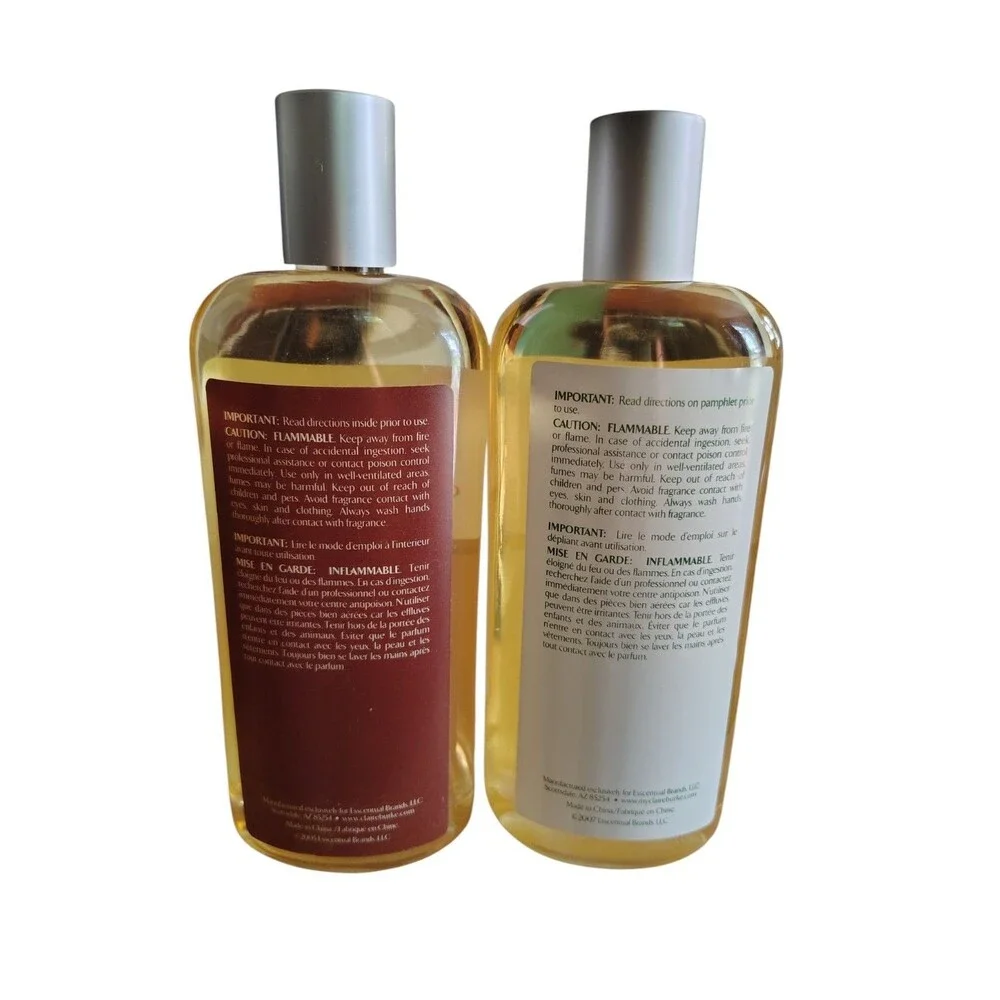 Claire Burke Mocha Silk/The Sea Lampourri Fragrance Oil 12oz Sealed Discontind55